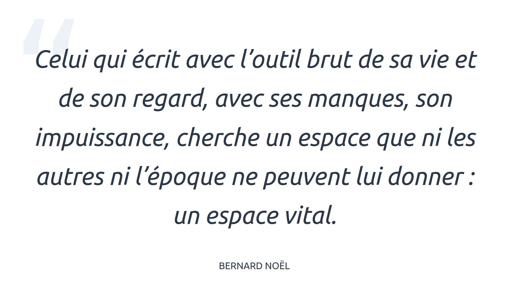 Échafaudage de la création